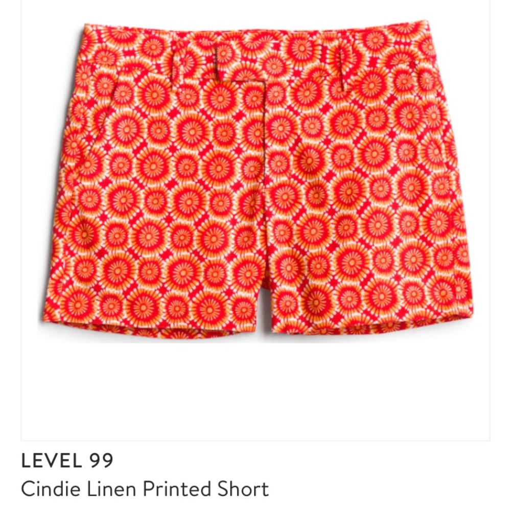 NWT Linen Printed shorts - Stitch Fix